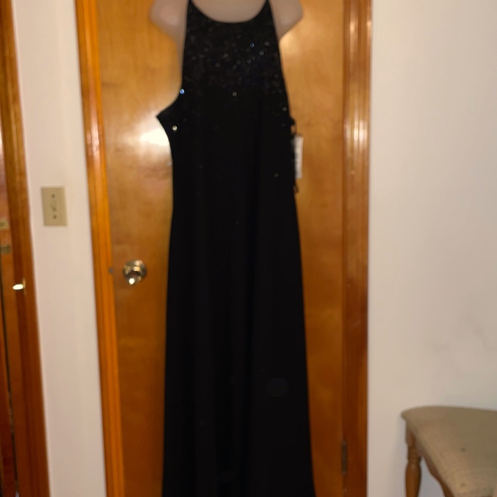 NWT black gown